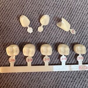 Vintage crowns Dental fake Teeth Large Set Incomplete